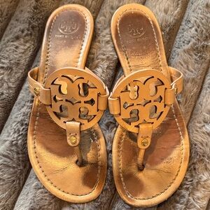 Tory Burch Brown Miller Sandals